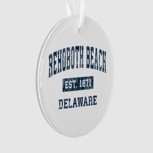 Rehoboth Beach Delaware DE Sportontwerp N Ornament (voorkant)