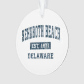 Rehoboth Beach Delaware DE Sportontwerp N Ornament (voorkant)