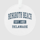 Rehoboth Beach Delaware DE  Sportontwerp N Ornament (voorkant)