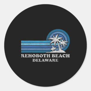 Rehoboth Beach Delaware Familie Zomervakantie Vin Ronde Sticker