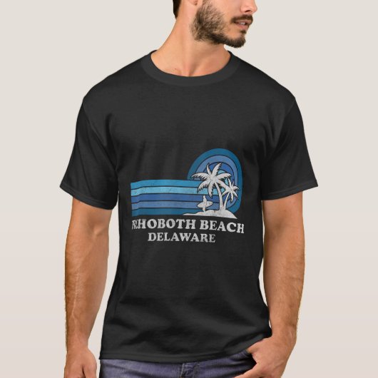 Rehoboth Beach Delaware Familie Zomervakantie Vin T-shirt (Voorkant)