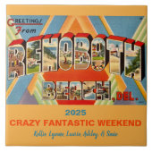 Rehoboth Beach Delaware-geheugen Tegeltje (Voorkant)