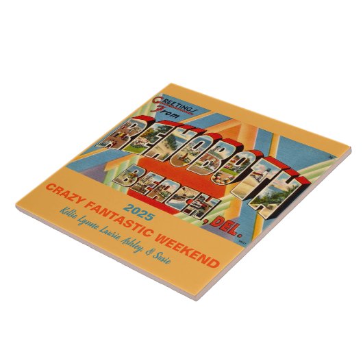 Rehoboth Beach Delaware-geheugen Tegeltje (Zijkant)