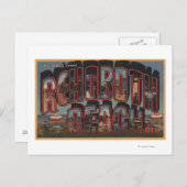 Rehoboth Beach, Delaware - Grote Letter-scènes Briefkaart (Voorkant / Achterkant)