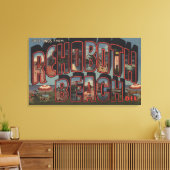 Rehoboth Beach, Delaware - Grote Letter-scènes Canvas Afdruk (Insitu (Woonkamer))