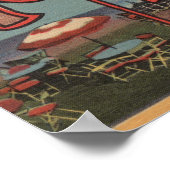 Rehoboth Beach, Delaware - Grote Letter-scènes Poster (Hoek)