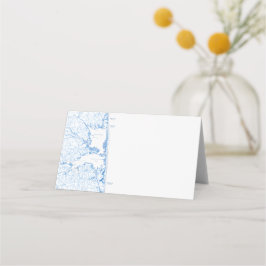 Rehoboth Beach Delaware kaart gevouwen Plaatskaartje