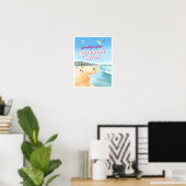 Rehoboth Beach, Delaware Kust Vintage Poster (Thuiskantoor)