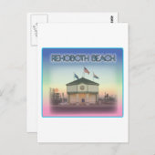 Rehoboth Beach Delaware - Rehoboth Ave Scene Briefkaart (Voorkant / Achterkant)