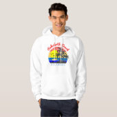 Rehoboth Beach Delaware  Retro Hoodie (Voorkant volledig)