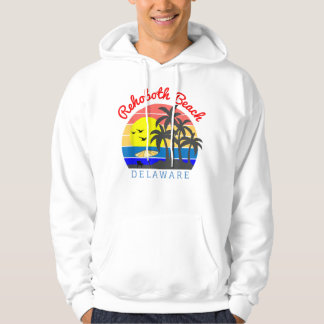 Rehoboth Beach Delaware  Retro Hoodie