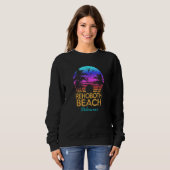 Rehoboth Beach Delaware Retro Sunset Summer Vibe A Trui (Voorkant volledig)
