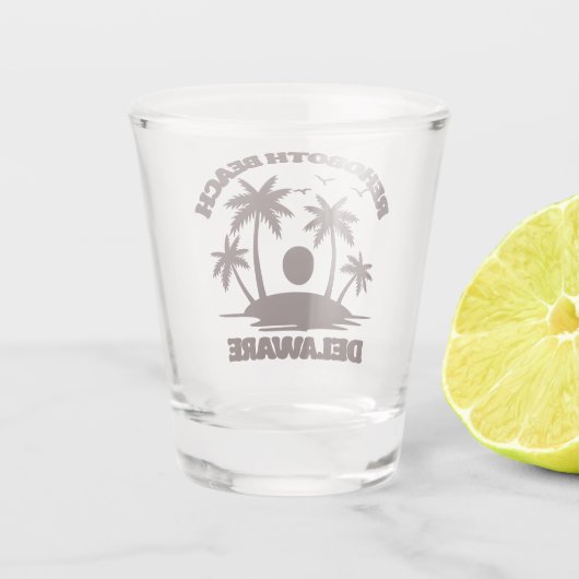 Rehoboth Beach Delaware Shot Glas (Achterkant)