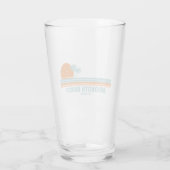 Rehoboth Beach Delaware Sun Palm Trees Glas (Achterkant)