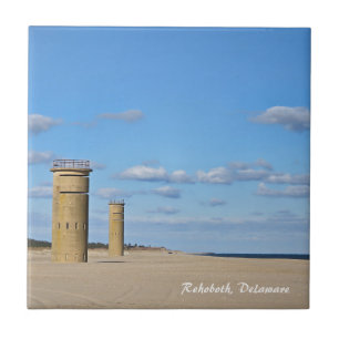 Rehoboth Beach Delaware Tegel – WWII Observatie Tegeltje