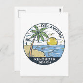 Rehoboth Beach Delaware Vintage Briefkaart (Voorkant / Achterkant)
