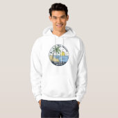 Rehoboth Beach Delaware Vintage Hoodie (Voorkant volledig)