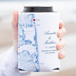 Rehoboth Beach Delaware Wedding Favor Drink Blikjeskoeler