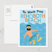 Rehoboth Beach Fun Hipster Travel Briefkaart (Voorkant / Achterkant)