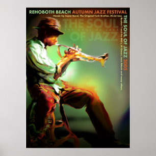 Rehoboth Beach herfst Jazz Fest 2005 Poster