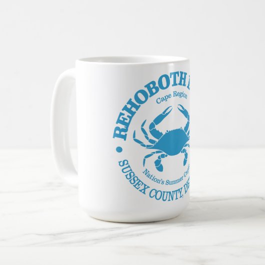 Rehoboth Beach (krab) Koffiemok (Voorkant links)