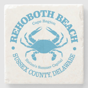 Rehoboth Beach (krab) Stenen Onderzetter