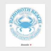 Rehoboth Beach (krab) Sticker (Vel)
