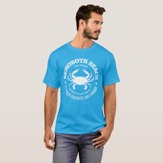 Rehoboth Beach (krab) T-shirt (Voorkant volledig)