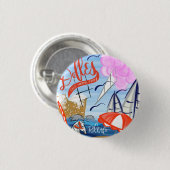 Rehoboth Beach Ronde Button 3,2 Cm (Voorkant /achterkant)