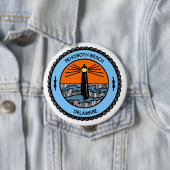 Rehoboth Beach. Ronde Button 4,0 Cm (In situ)