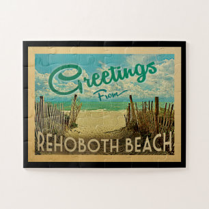 Rehoboth Beach Vintage Travel Legpuzzel