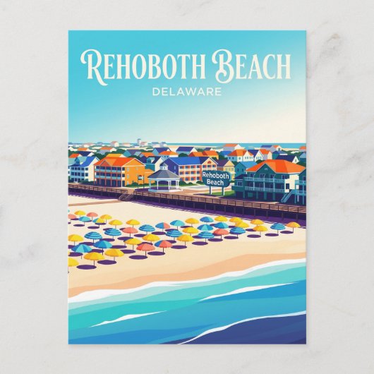 Rehoboth Beach VS Briefkaart (Voorkant)