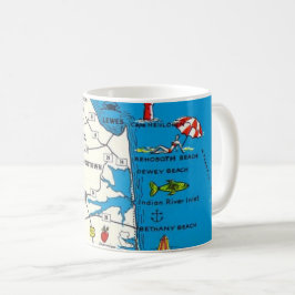 Rehoboth Bethany Beach Delaware Mug Koffiemok