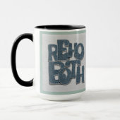 Rehoboth Delaware Denim Mug Mok (Links)