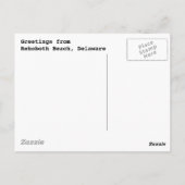 Rehoboth Shells Briefkaart (Achterkant)