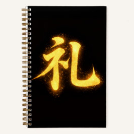 Rei (礼) – Een van de Zeven Deugden van Bushidō Notitieboek