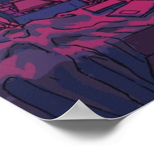 Rei Ayanami Neon Genesis Evangelion Poster (Hoek)