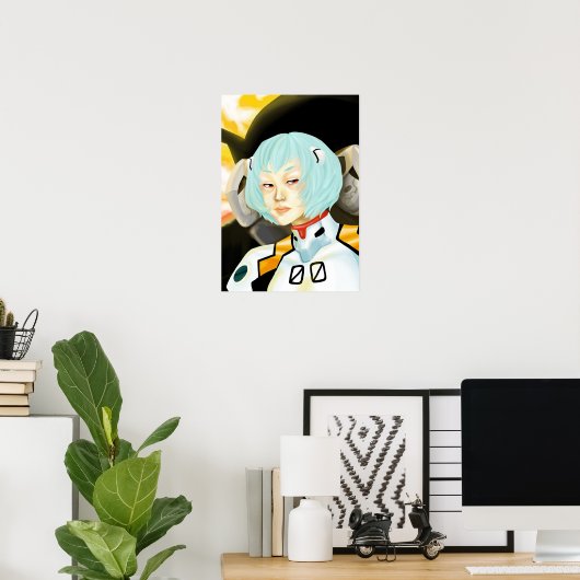 Rei Ayanami Poster (Thuiskantoor)