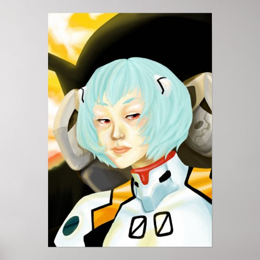 Rei Ayanami Poster (Voorkant)