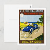Reial Moto Club de Catalunya Retro Briefkaart (Voorkant / Achterkant)