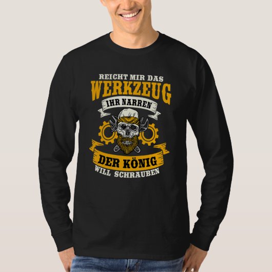 Reich Mir Das Werkzeug Ihr Jester T-shirt (Voorkant)