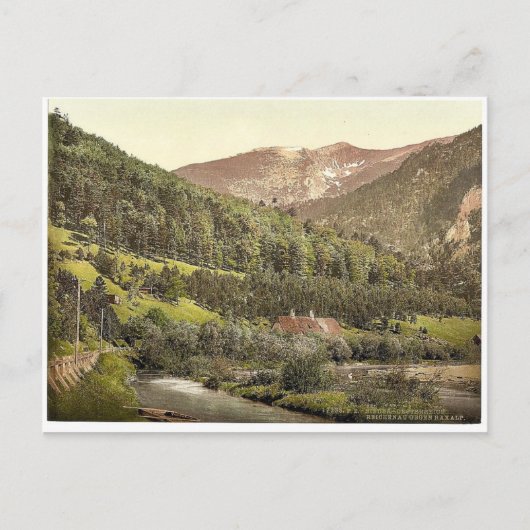 Reichenau, richting Rexalp (Raxalpe), benedenloop  Briefkaart (Voorkant)