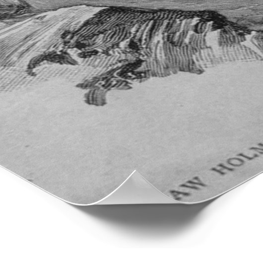 Reichenbach Herfsten - Sidney Paget Poster (Hoek)