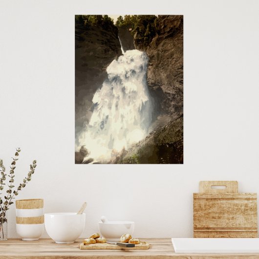 Reichenbach herfsten Zwitserland Poster (Keuken)