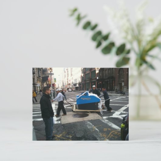 Reichmann op Broadway Briefkaart (Staand voorkant)