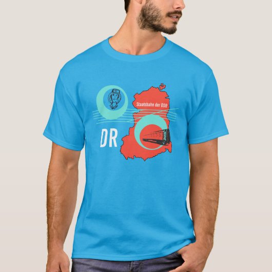 Reichsbahn DDR Design T-shirt (Voorkant)
