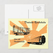 Reichsbahn DDR-ontwerp Briefkaart (Voorkant / Achterkant)