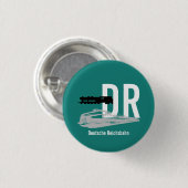 Reichsbahn DDR-ontwerp Ronde Button 3,2 Cm (Voorkant /achterkant)