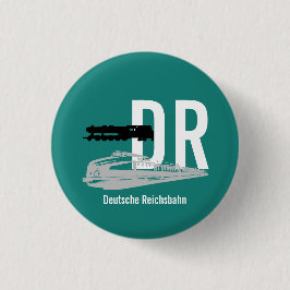 Reichsbahn DDR-ontwerp Ronde Button 3,2 Cm