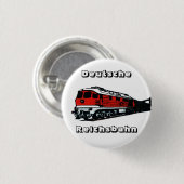 Reichsbahn Design Ronde Button 3,2 Cm (Voorkant /achterkant)